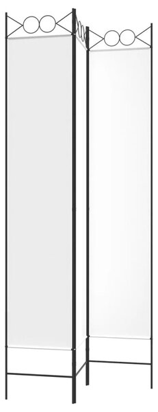 3-paneles fehér szövetparaván 120 x 220 cm