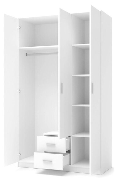 Gardróbszekrény Cirveso 119, Laminált forgácslap, 205x120x52cm, Sonoma tölgy