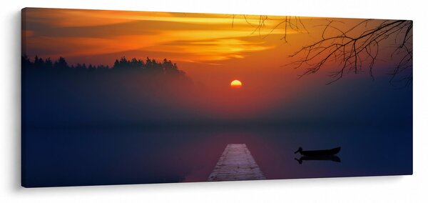 Híd képe naplementekor (120x50 cm)