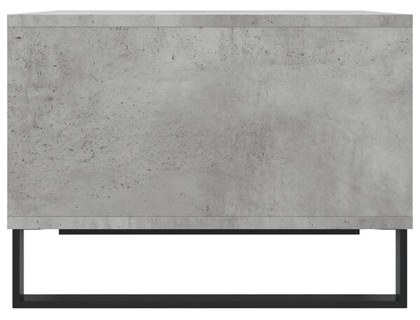 Betonszürke szerelt fa dohányzóasztal 60 x 50 x 36,5 cm