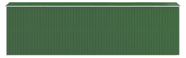 Zöld horganyzott acél kerti fészer 192x689x223 cm