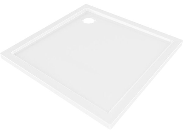 Mexen Flow szögletes zuhanytálca slim 70 x 70 cm, fehér fényes - 46S107070