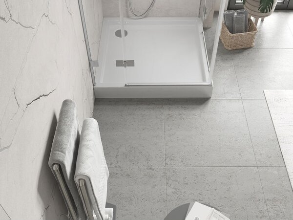 Mexen Flow+ négyzet alakú zuhanytálca 70 x 70 cm, fényes fehér - 46S107070H