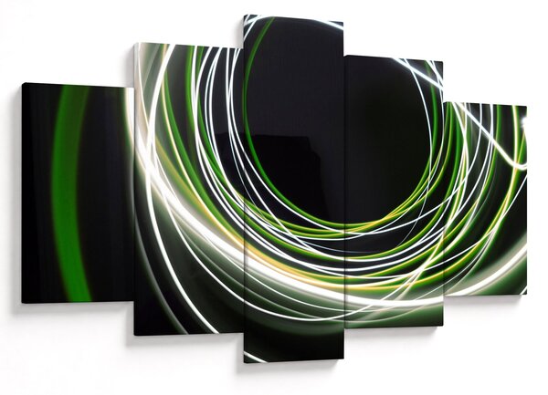 Kép zöld vonalak (150x105 cm)