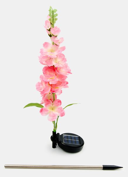 Sinsay - Napelemes kerti lámpa virág formában - pasztellpink