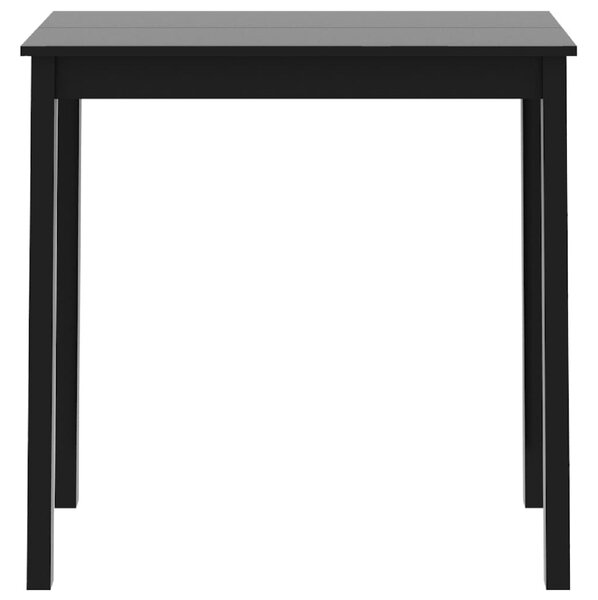 Fekete MDF bárasztal 115 x 55 x 107 cm