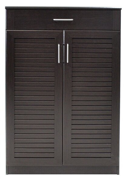 Cipősszekrény 20 párnak, Sante, wenge, 80x37x123 cm