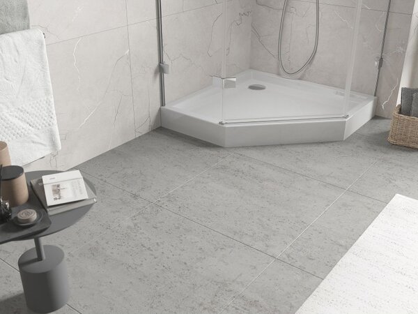 Mexen Flow+ ötszögletű zuhanytálca 90 x 90 cm, fényes fehér - 46P109090H