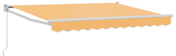 Behúzható napellenző Homokszín 4 × 3 m