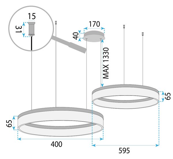 LED Lámpa LHJ048-CP2 GOLD
