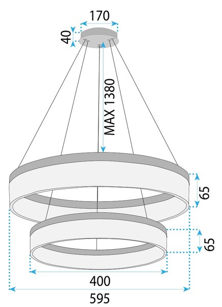 LED Lámpa LHJ049-CP2 GOLD