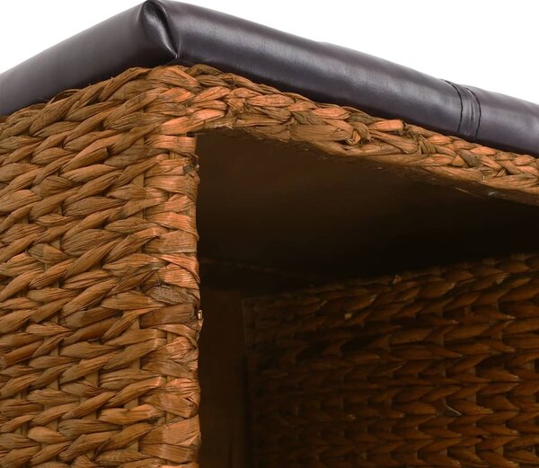 Barna tengerifű pad 2 kosárral 71 x 40 x 42 cm