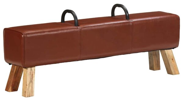 Valódi kecskebőr vintage stílusú lólengő pad fogantyúkkal