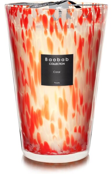 Baobab Pearls Coral illatos gyertya 35 cm