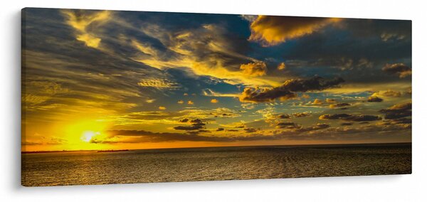 Naplemente a tengeren (120x50 cm)