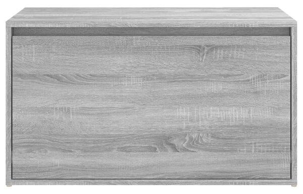 Szürke sonoma színű szerelt fa előszobapad 80 x 40 x 45 cm
