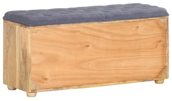 Tömör mangófa előszobai pad 100 x 35 x 47 cm