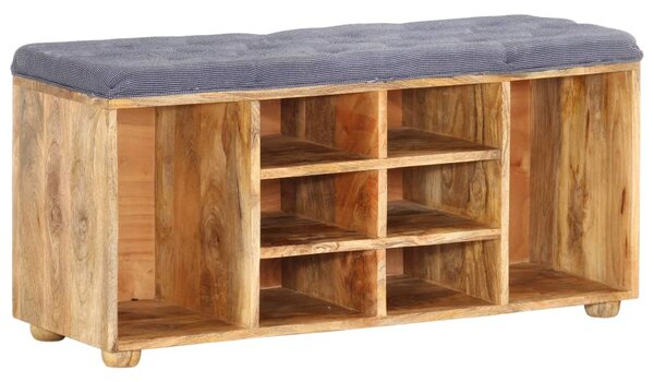 Tömör mangófa előszobai pad 100 x 35 x 47 cm