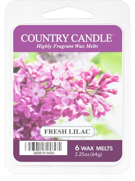 Country Candle Fresh Lilac illatos viasz aromalámpába 64 g