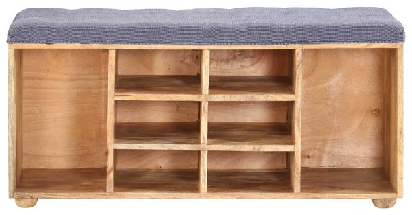 Tömör mangófa előszobai pad 100 x 35 x 47 cm