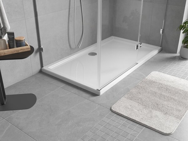 Mexen Flow téglalap alakú slim zuhanytálca 150 x 70 cm, fehér fényes - 46R107015