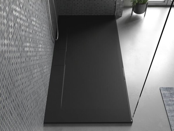Mexen Egon téglalap alakú SMC zuhanytálca 200 x 80 cm, fekete - 4R708020
