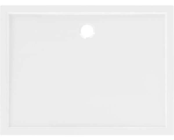 Mexen Flow téglalap alakú slim zuhanytálca 90 x 85 cm, fényes fehér - 46R108590