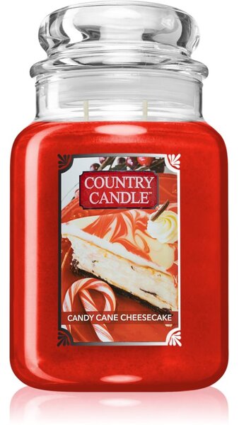 Country Candle Candy Cane Cheescake illatos gyertya 680 g