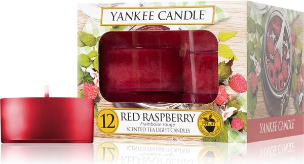 Yankee Candle Red Raspberry teamécses 12 x 9.8 g