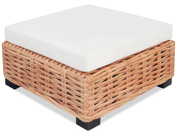 18 részes természetes rattan kanapészett