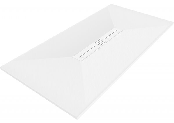 Mexen Toro téglalap alakú SMC zuhanytálca 200 x 70 cm, fehér, fehér takaróelem - 43107020-W
