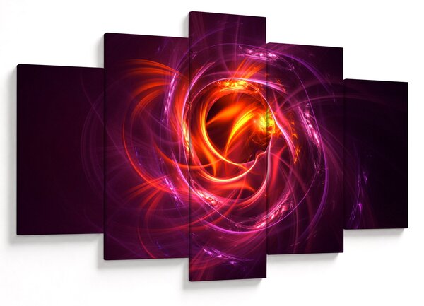 Ragyogó modern absztrakció képe (150x105 cm)