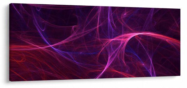 Absztrakt görbék képe (120x50 cm)