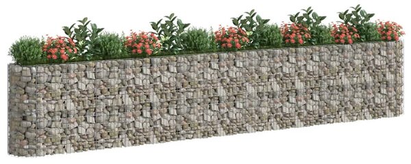 Horganyzott vas gabion magaságyás 540x50x100 cm