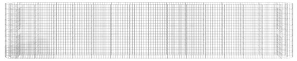 Horganyzott vas gabion magaságyás 540x50x100 cm