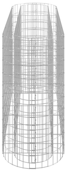 Horganyzott vas gabion magaságyás 190x50x100 cm