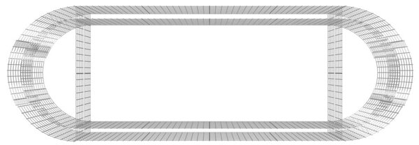 Horganyzott vas gabion magaságyás 300x100x100 cm
