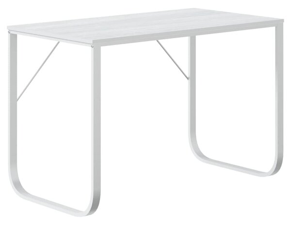 Fehér forgácslap számítógépasztal 110 x 60 x 73 cm