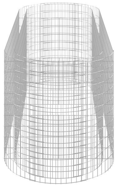 Horganyzott vas gabion magaságyás 300x100x100 cm
