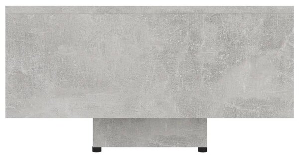 Betonszürke szerelt fa dohányzóasztal 85 x 55 x 31 cm