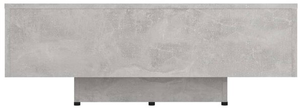 Betonszürke szerelt fa dohányzóasztal 85 x 55 x 31 cm