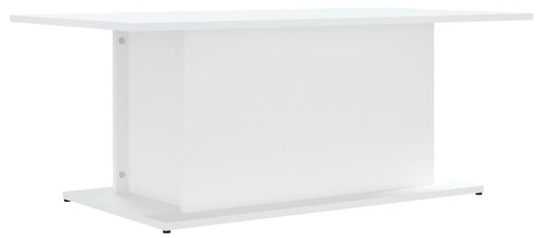 Fehér szerelt fa dohányzóasztal 102x55,5x40 cm