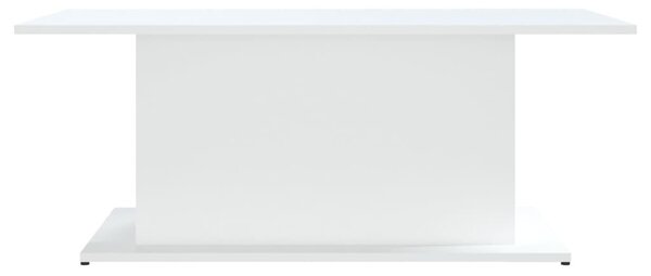 Fehér szerelt fa dohányzóasztal 102x55,5x40 cm