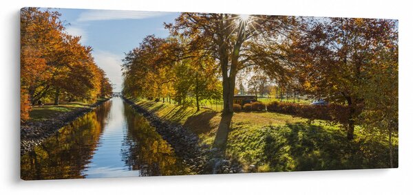 Vízi csatorna képe (120x50 cm)