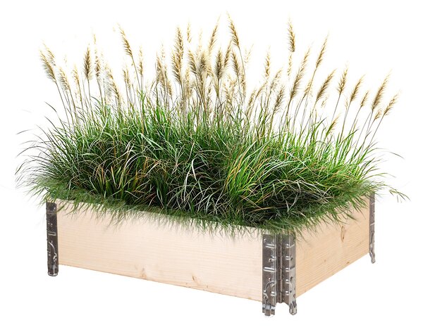 ATMOWOOD Fa magaságyás szerelvényekkel 80 x 60 x 20 cm