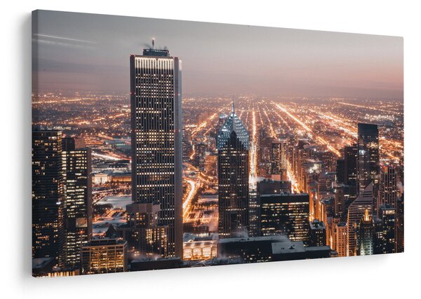 Fényes metropolisz képe (90x60 cm)
