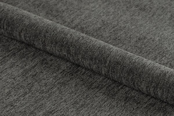 MAZZONI EXPORT FIORA Sötétszürke (Apia 458 szövet) / fekete váz – MODERN KÁRPITOZOTT CHENILLE SZÉK NAPPALIBA/ÉTKEZŐBE