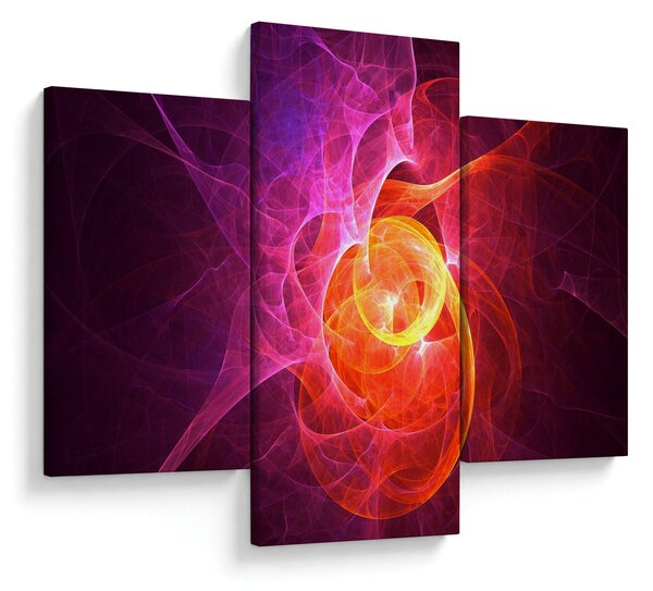 Modern absztrakt kép (90x60 cm)