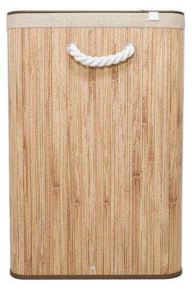 Juskys Curly bambusz kosár 150 l - natúr