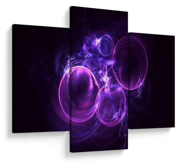 Absztrakt kép buborékok (90x60 cm)